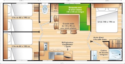 Privilege Sauvignon Cottage with 3 bedrooms - TV, air conditioning, and covered terrace