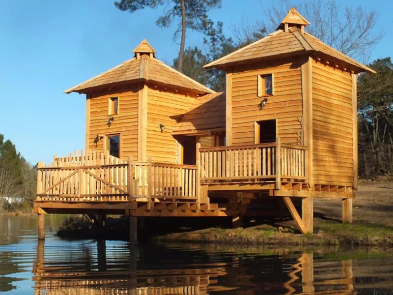 Cabane-Château Lnsolite Premium 3 Ch, Grande Terrasse-Ponton 50M², Tv, Lave-Vaisselle