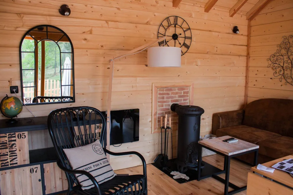 Location - Cabane-Château Lnsolite Premium 3 Ch, Grande Terrasse-Ponton 50M², Tv, Lave-Vaisselle - Domaine de l'Etang de Bazange | Sites et Paysages 