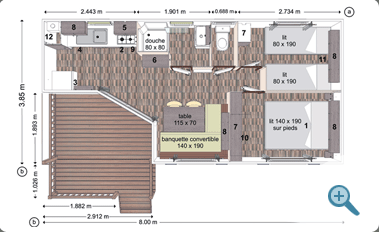 Cottage Privilège Muscadelle  - Tv, Climatisation, Grand Frigo-Congélateur 30M²- Grand Emplacement