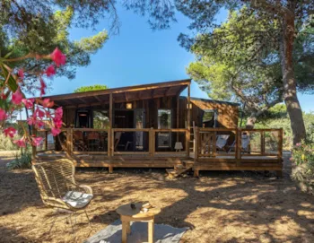 Mietunterkunft - Cottage-Chalet With Stunning Lake Views, Private Dock And Pontoon - Domaine de l'Etang de Bazange | Sites et Paysages 