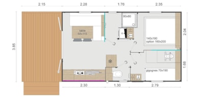 Premium cottage with panoramic views, TV, air conditioning, large 250 m² plot
