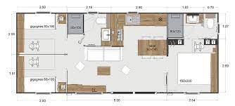 Premium Cottage 40 m² 3 bedrooms, 2 bathrooms, beautiful view of the lake, TV, air conditioning, dishwasher