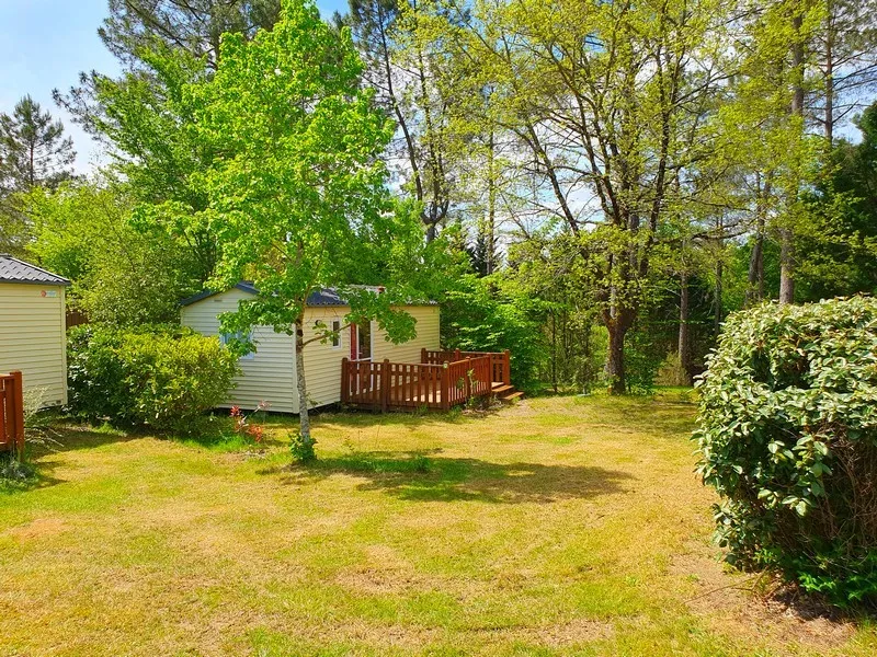 Location - Mobilhome Merlot - 2 Chambres - Domaine de l'Etang de Bazange | Sites et Paysages 