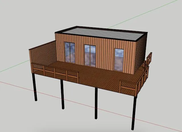 New 2026 ! Cabane Aqualodge Nature©  Premium, Climatisation, Tv, 2 Sdb,  Terrasse 40 M² Sur L'eau