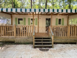 Alojamiento - Mobilhome Super Titania - 3 Habitaciones - Television - CAMPING LA FORET