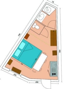 Huuraccommodatie(s) - Bungalow - Camping L'Agrion Bleu