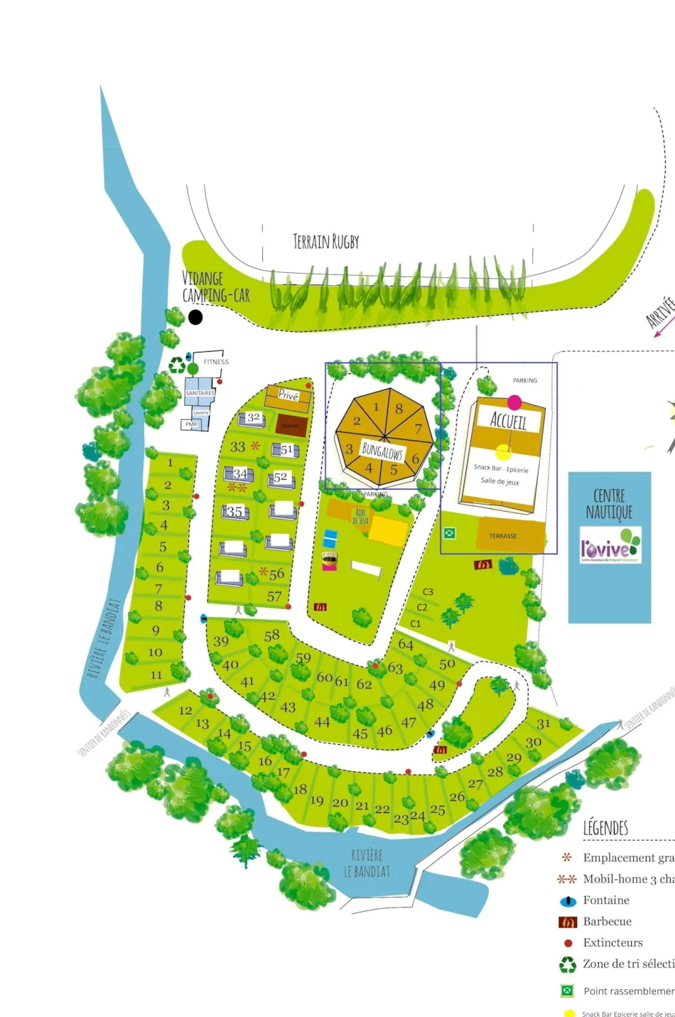 Camping L'Agrion Bleu