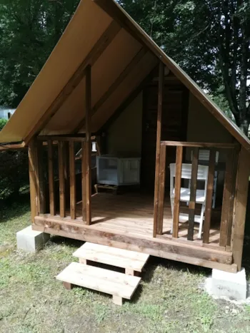 Mietunterkunft - Cabane "Rando" - Camping L'Agrion Bleu