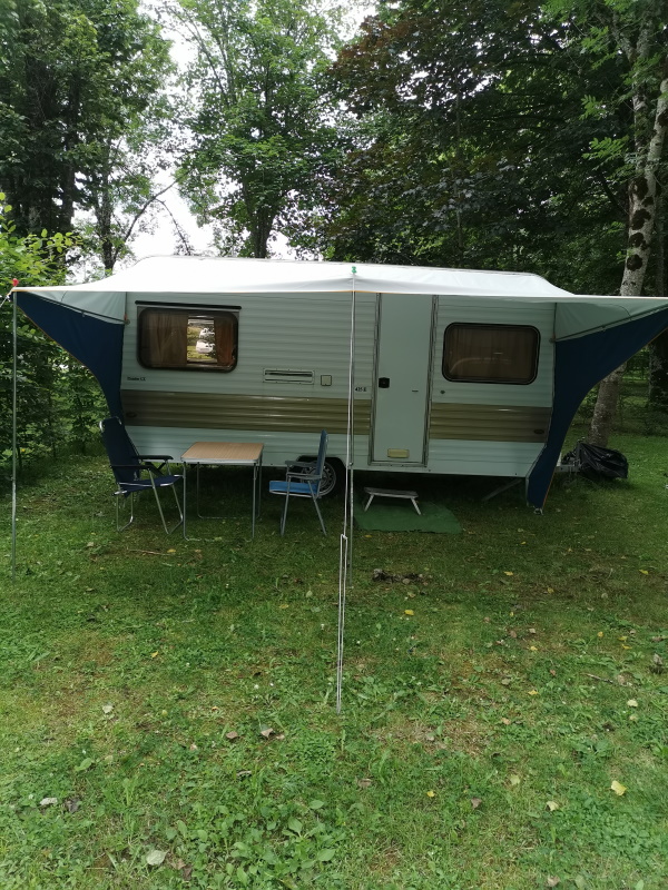 Location - Caravane "Vintage" - Camping L'Agrion Bleu