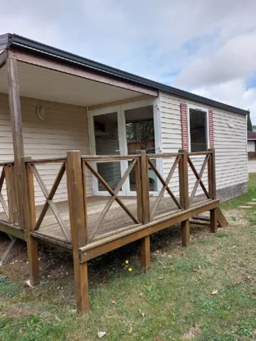 Accommodation - Mobil-Home 2 Chambres (Animal Accepté) - Camping L'Agrion Bleu