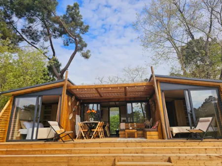 Accommodation - Premium Chalet 2 Bedrooms 2 Bathrooms Facing The Pond - Gaia Ecolodge