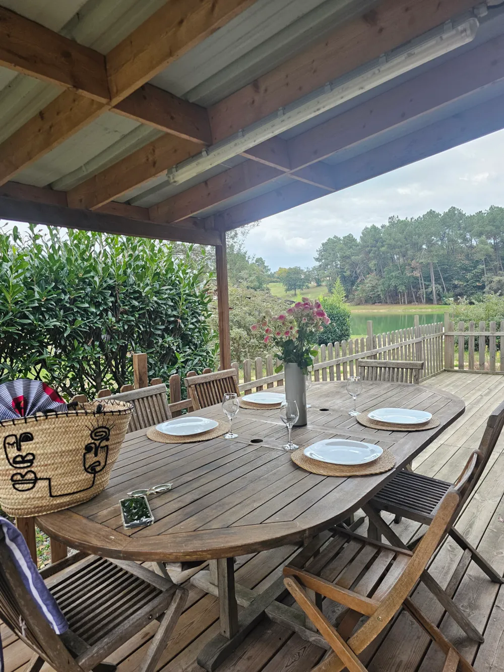 Location - Chalet 1/5Pers Vue Étang. - Gaia Ecolodge