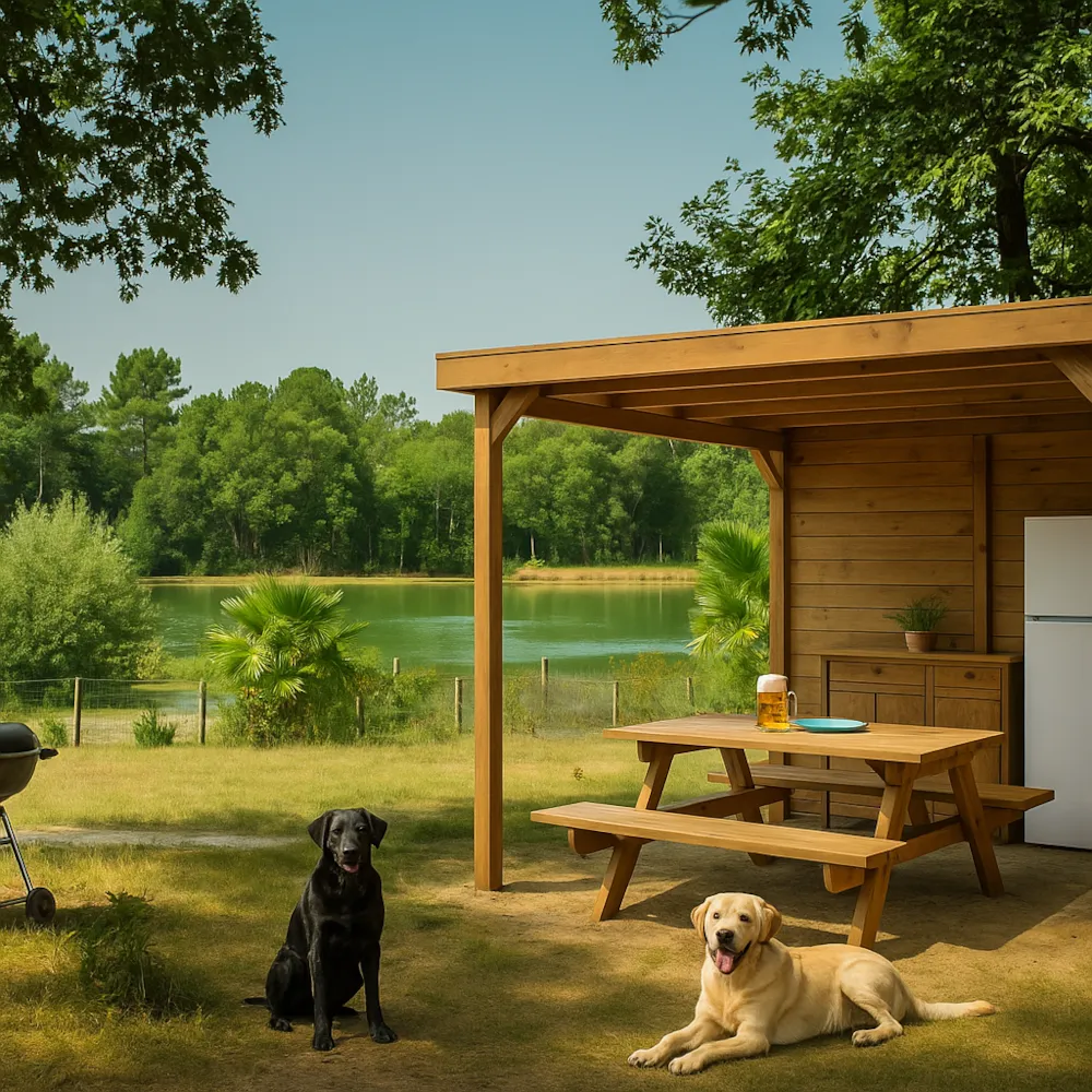 Emplacement - Emplacement Premium Vue Etang - Gaia Ecolodge