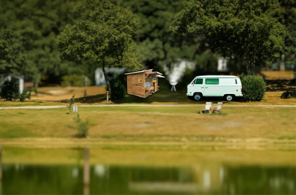 Emplacement - Emplacement Vip Face A L 'Etang Avec Salle De Bain Et Cuisine Privative - Gaia Ecolodge