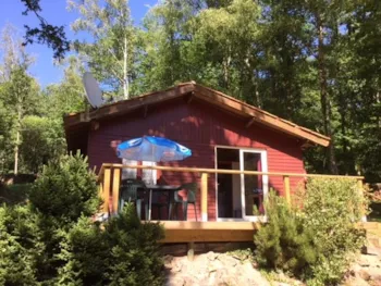 Mietunterkunft - Hütte Confort - 2 Schlafzimmer - Camping La Ripole