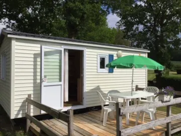Accommodation - Mobil-Home  Eco - 2 Bedrooms - Without Toilet Blocks - Camping La Ripole