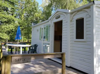 Mietunterkunft - Mobilheim Bikini - 2 Schlafzimmer - Camping La Ripole