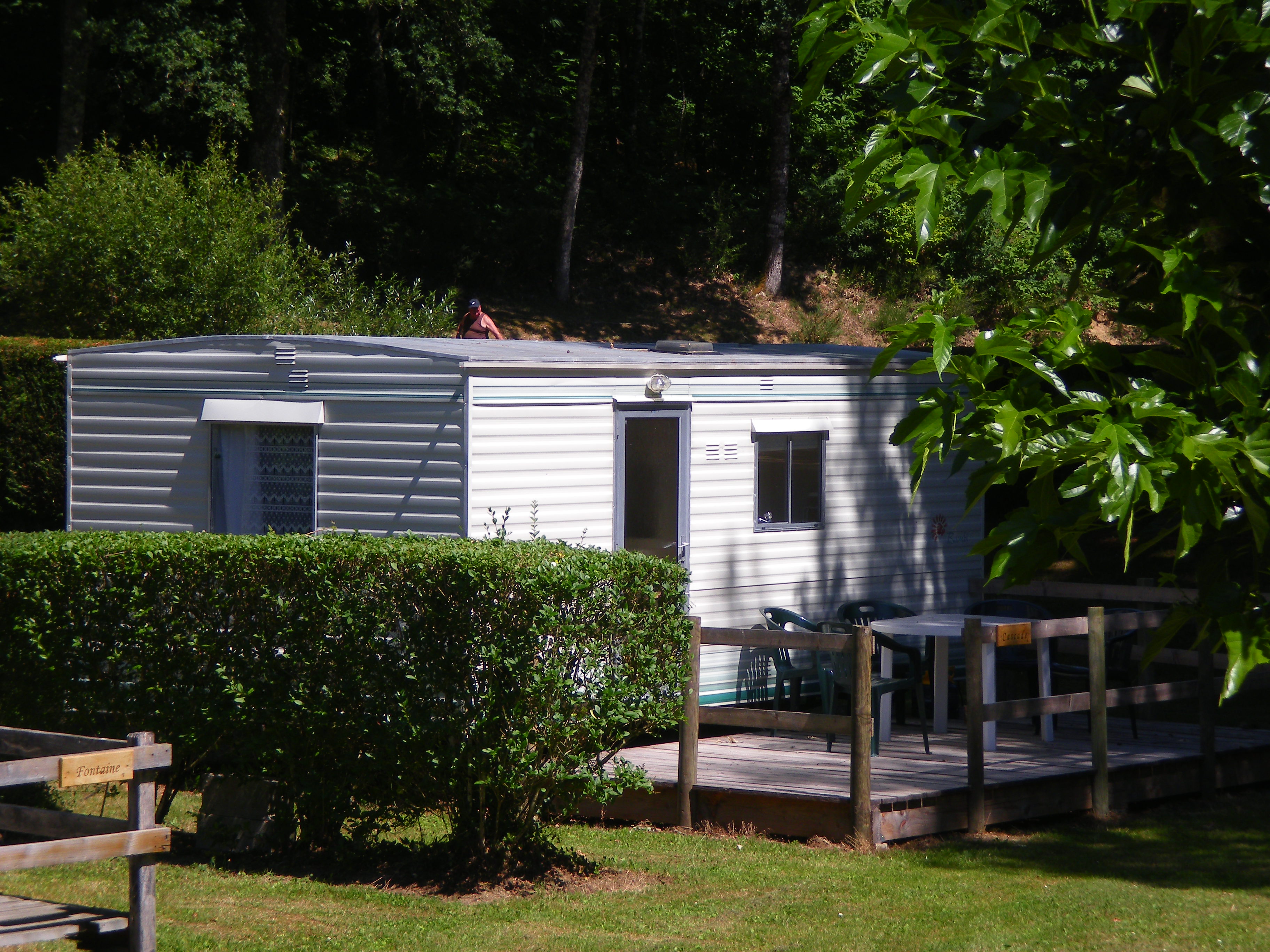 Accommodation - Bambi Mobile Home Special For Hikers & Cyclists - Camping La Ripole