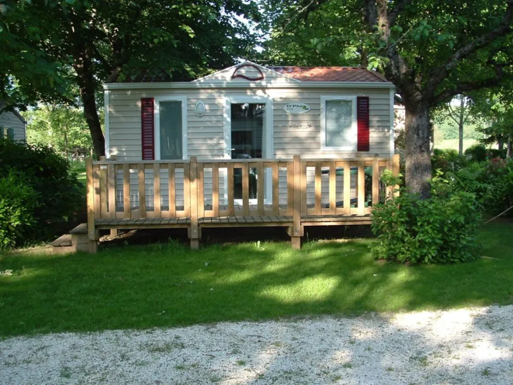 Accommodation - Mobil-Home Cosy Avec Lits Superposés - Camping La Ripole