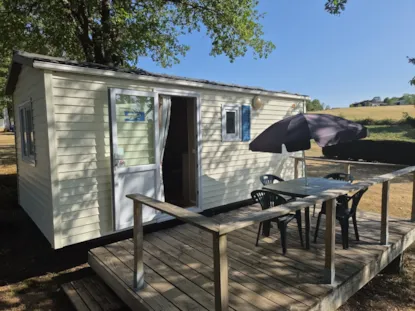 Mobil-Home Eco Nature – 2 Chambres – Sanitaires Communs