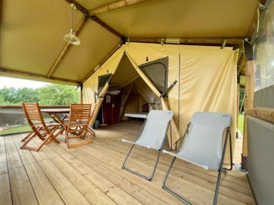 Canvas bungalow Bali - 2 bedrooms - 32m² (without toilet block)