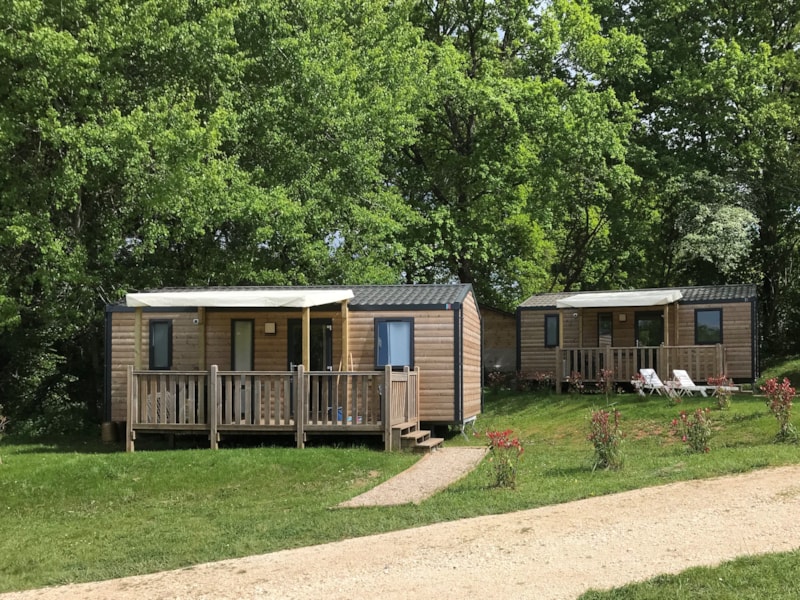 Mobil-home Bermudes - 2 chambres - TV - 27m² 4/6 Pers.