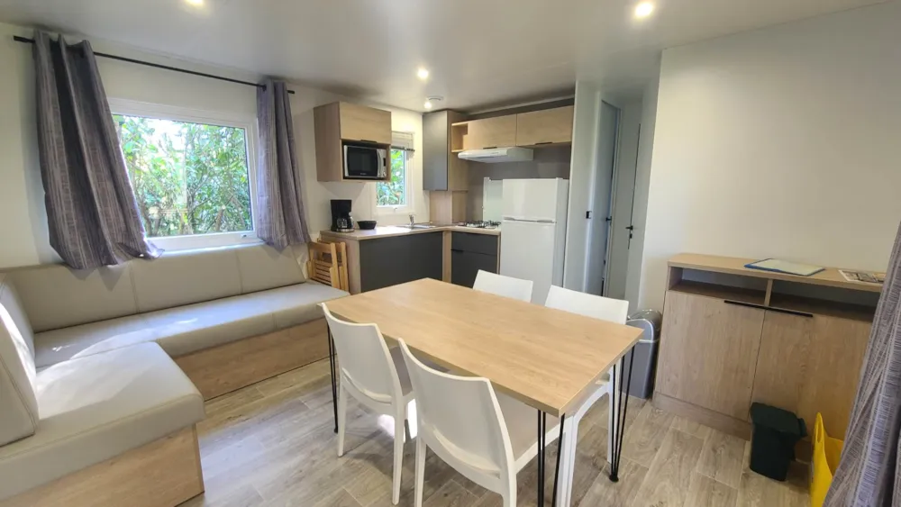 Location - Mobil-Home Confort - 3 Chambres - Tv - 33M² - Camping Le Domaine du Bois Coquet