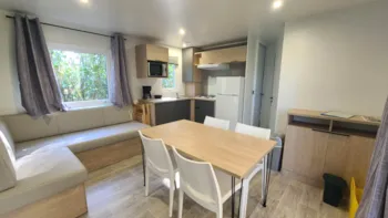 Mietunterkunft - Mobilheim Confort - 3 Schlafzimmer - Tv - 33M² - Camping Le Domaine du Bois Coquet