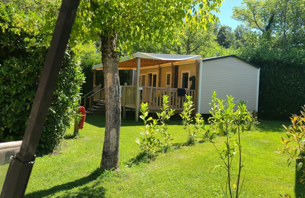 Location - Mobil-Home Confort - 3 Chambres - Clim - Tv - 33M² - Camping Le Domaine du Bois Coquet