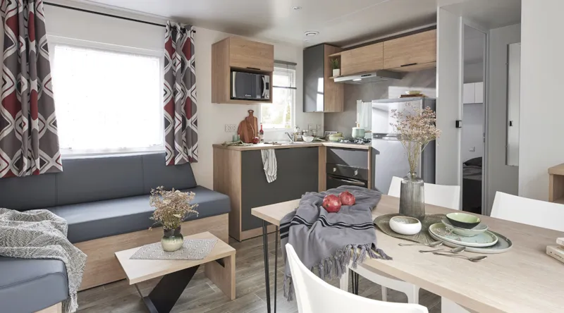 Mobil-Home Confort - 3 Chambres - Tv - 33M²