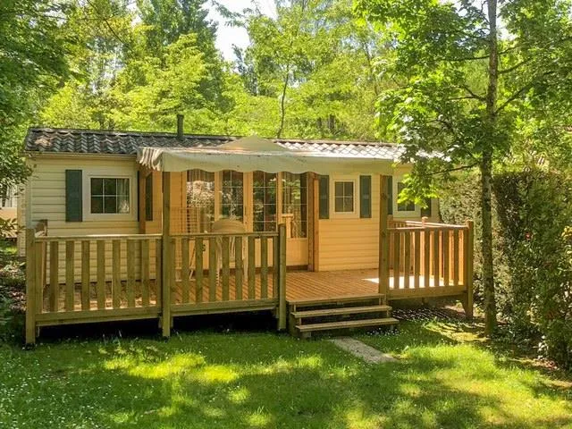 Mobil-Home 6 Places Eco · 3 Chambres Tv · Terrasse Bois Semi-Couverte · 29M²