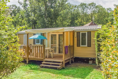 Comfort Mobile Home - 3 bedrooms - TV - Semi-covered wooden terrace - 34m² — 8