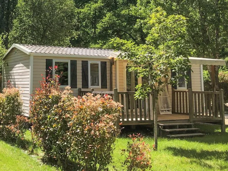 Mobil-Home 6/8 Places Confort · 3 Chambres Tv · Terrasse Bois Semi-Couverte · 34M²