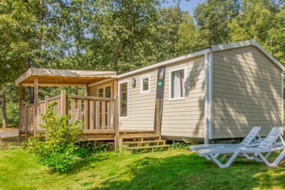 Premium mobile home - 3 bedrooms - Air conditioning - Dishwasher - TV - 32m² — 2