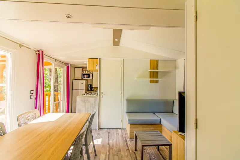 Mobil Home 6 Places Premium · 3 Chambres, Clim, Lave-Vaisselle, Tv · 32M²