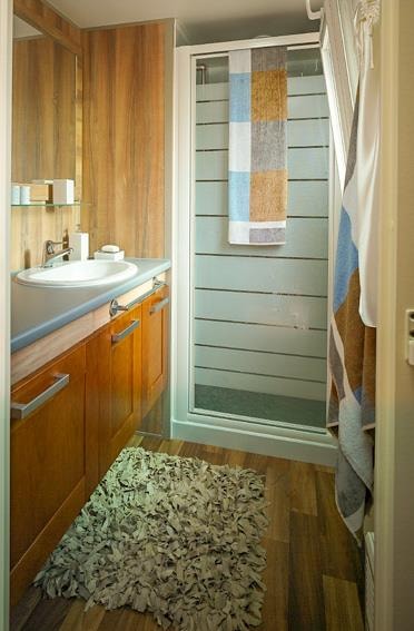 Premium mobile home - 2 bedrooms - TV - Semi-covered wooden deck - 32m² — 4