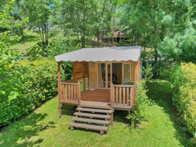 Comfort Mobile Home - 2 bedrooms - TV - Semi-covered wooden deck - 28m² — 4
