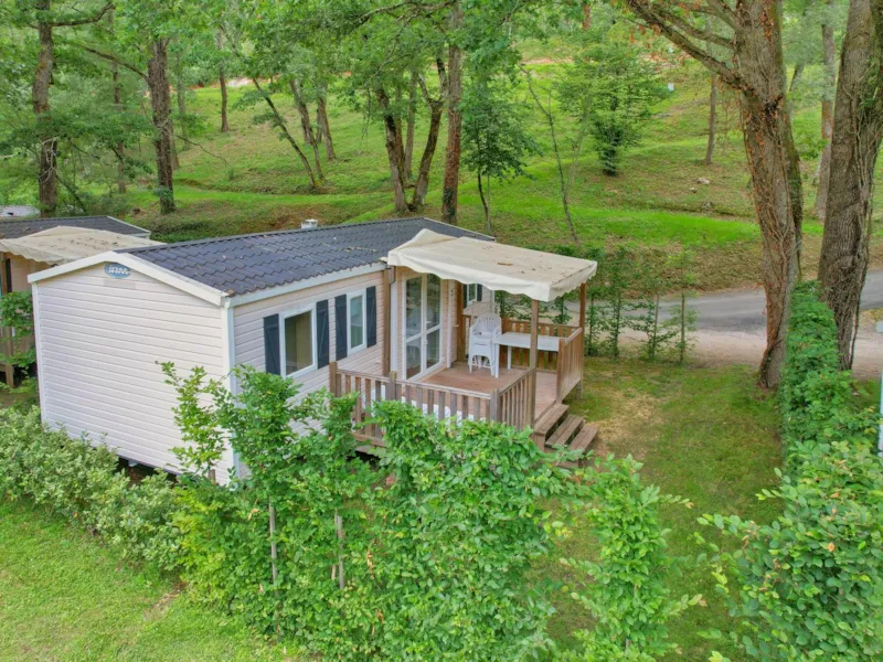 Mobil-Home 6/8 Places Confort · 3 Chambres Tv · Terrasse Bois Semi-Couverte · 34M²