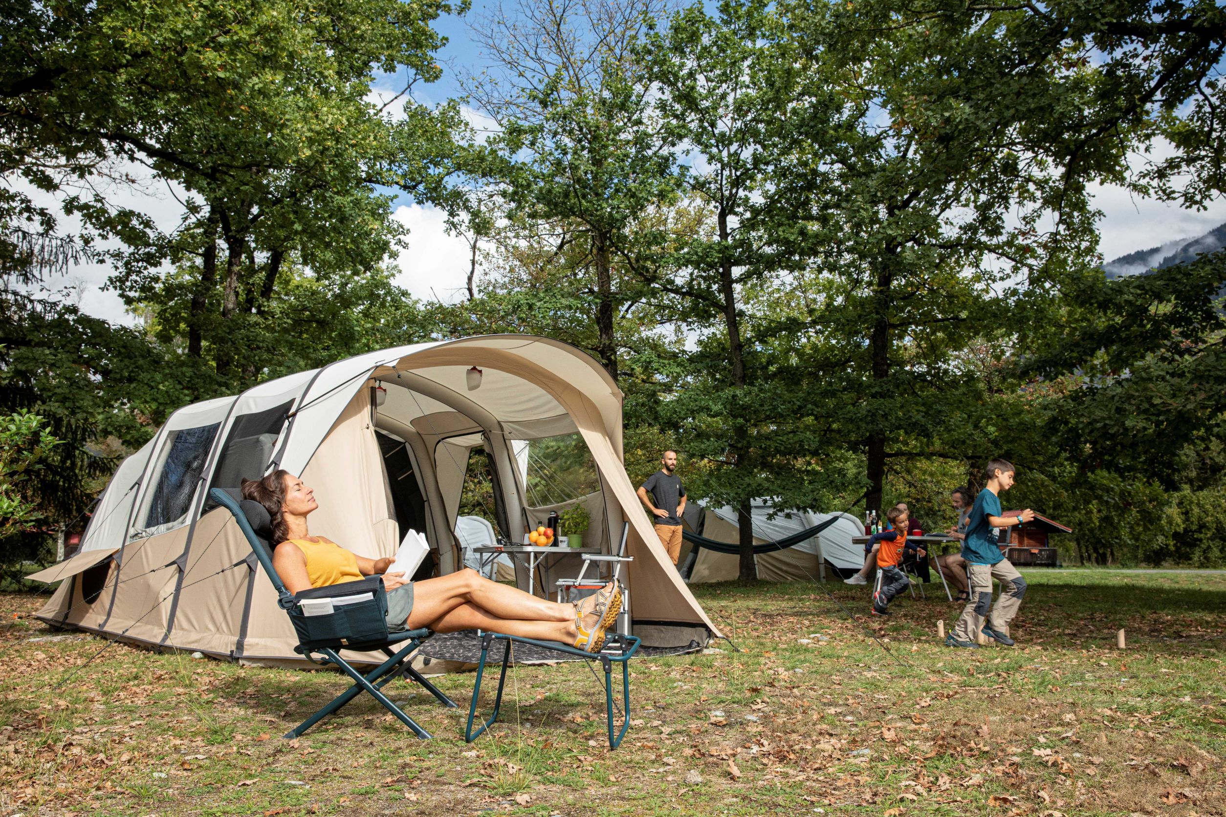 Location - Tente Équipée (Sans Toilettes) - Camping Le Pontet