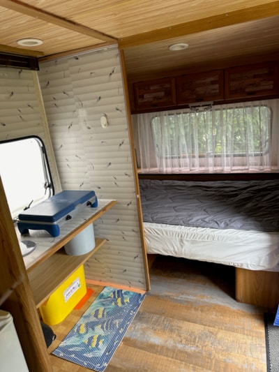 UNUSUAL: Vintage Caravan + Gazebo