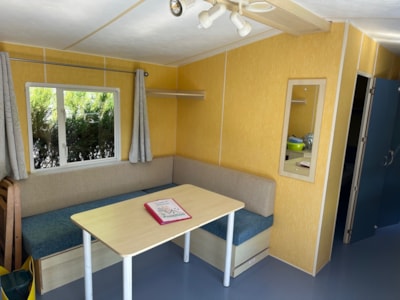 BLUE-BIRD Mobile Home: 2 bedrooms - 2 adults + 3 children - Large refrigerator - Terrace