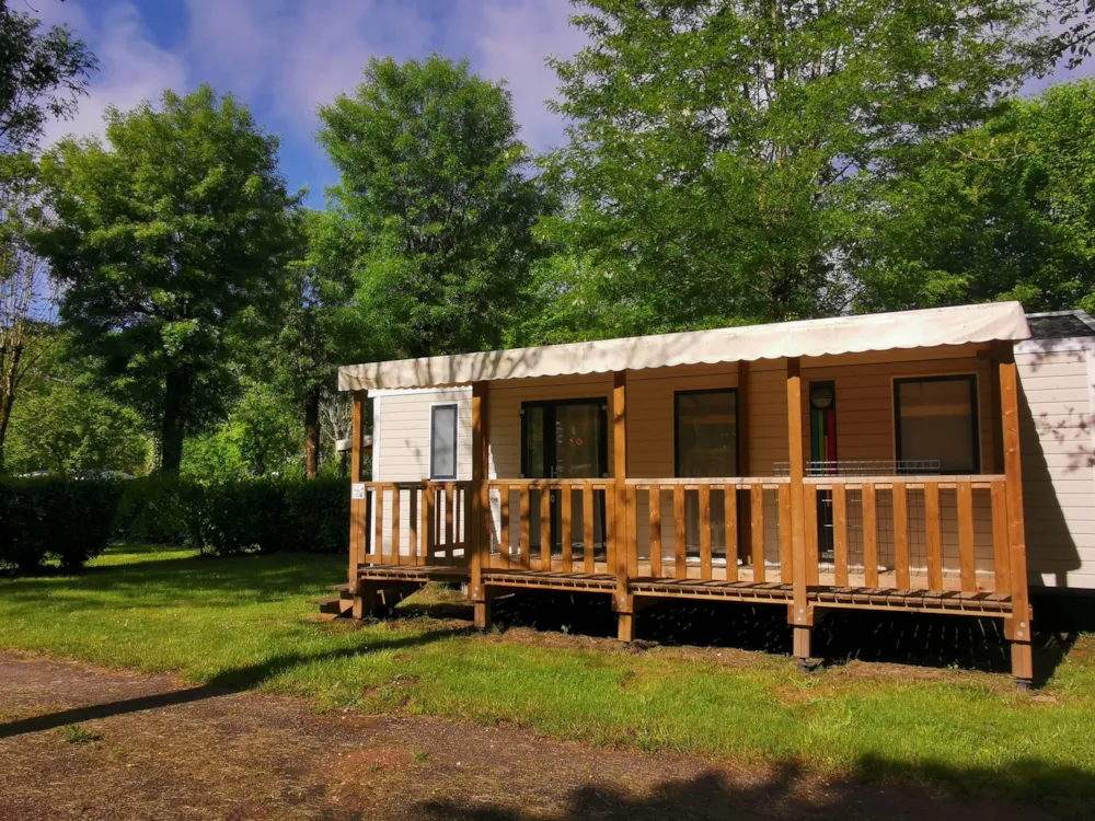 Location - Mobil-Home 3 Chambres Privilège - Arrivée Le Dimanche - Animaux Interdits - CAMPING Paradis Le Rocher DE LA Granelle