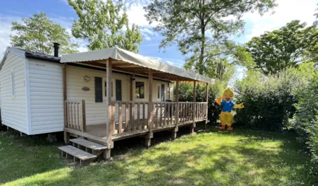 Location - *** Mobilhome Confort Ohara/Trigano Terrasse Couverte - CAMPING Paradis Le Rocher De La Granelle