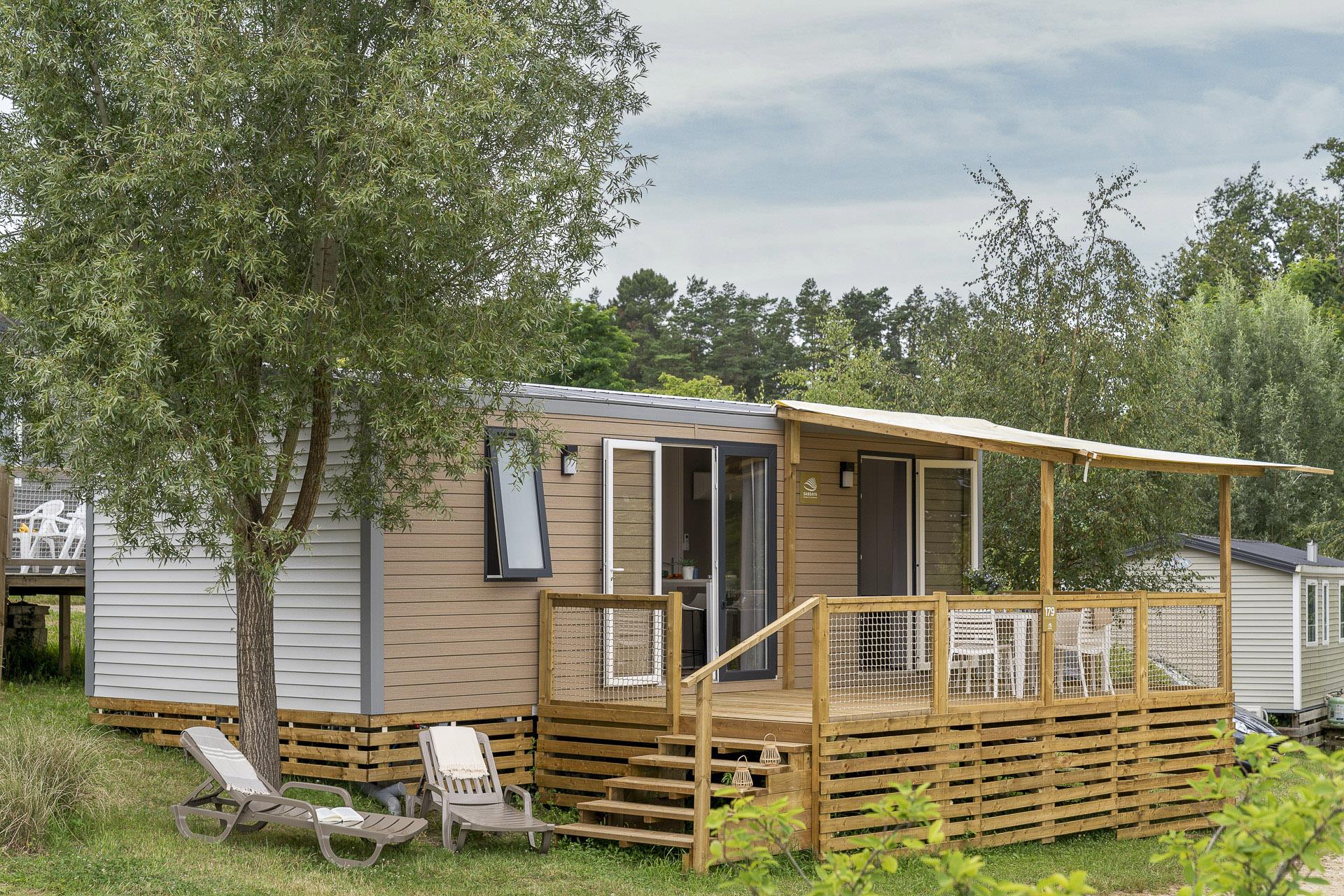 Location - Cottage 2 Chambres Climatisé **** - Camping Sandaya Le Grand Dague