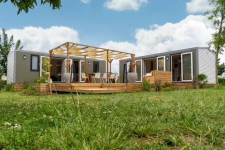 Huuraccommodatie(s) - Cottage Friends 5 Slaapkamers Airconditioning **** - Camping Sandaya Le Grand Dague