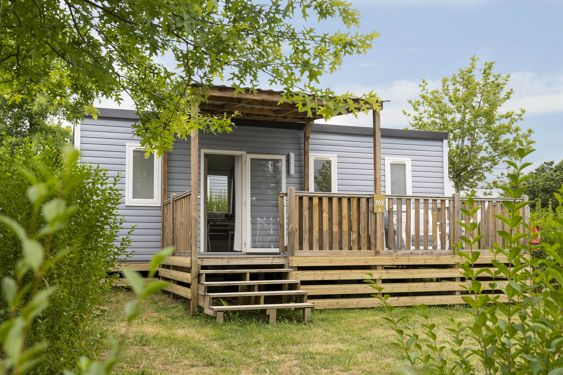 Location - Cottage Périgord 2 Chambres Climatisé ** - Camping Sandaya Le Grand Dague