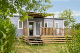 Huuraccommodatie(s) - Cottage Périgord 2 Slaapkamers Airconditioning ** - Camping Sandaya Le Grand Dague