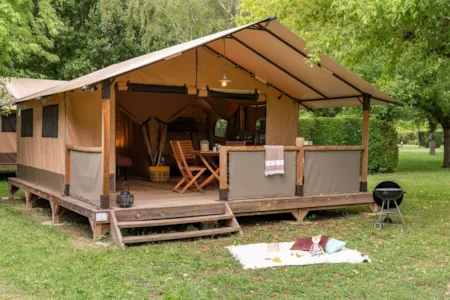 Huuraccommodatie(s) - Tent Milandes 2 Slaapkamers ** - Camping Sandaya Le Grand Dague