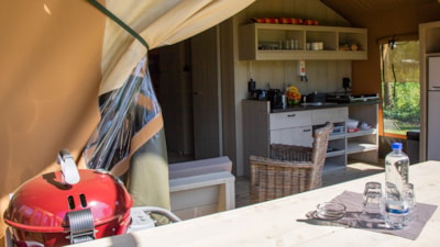 SAFARI tent with bathroom - 2 bedrooms